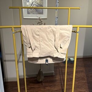 Express Tan Midi Skirt